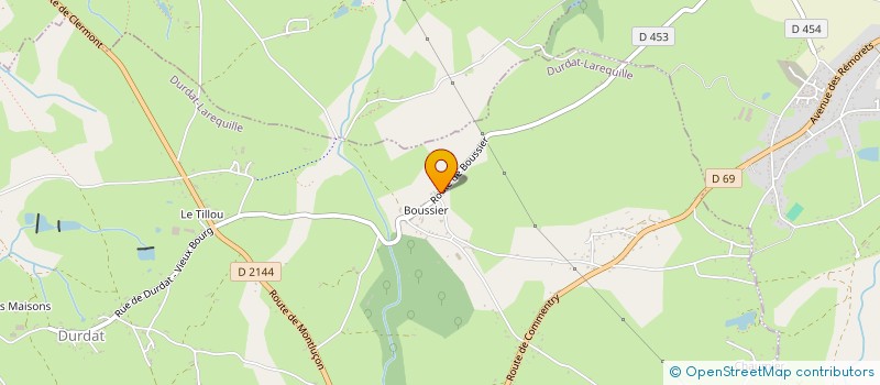 localisation de l'entreprise RLG2F  DURDAT-LAREQUILLE