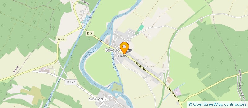 localisation de l'entreprise RLGC  SEVEUX-MOTEY