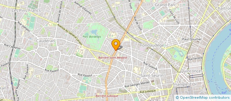 localisation de l'entreprise RLH à BORDEAUX