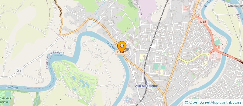 localisation de l'entreprise RLI à ALBI