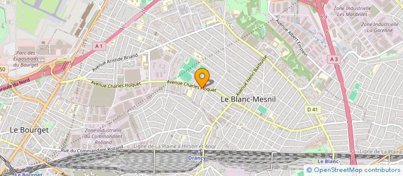 localisation de l'entreprise RLI  LE BLANC-MESNIL