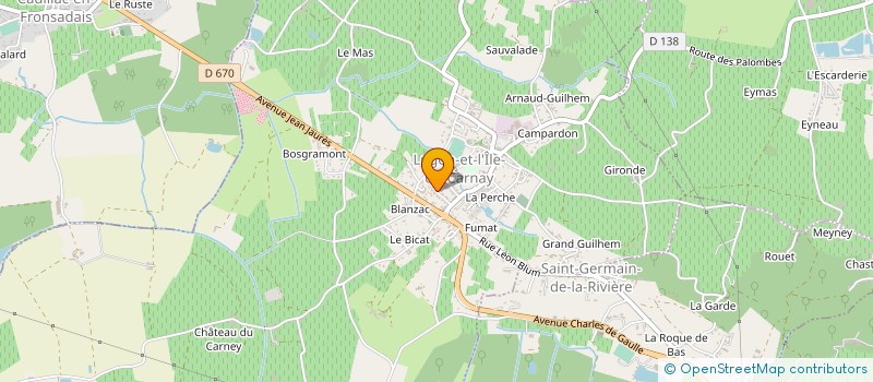 localisation de l'entreprise RLINEAUTOMOBILE  LUGON-ET-L'ILE-DU-CARNAY