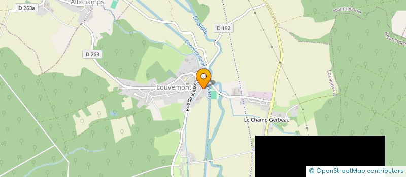 localisation de l'entreprise RLISA à LOUVEMONT