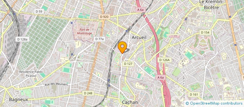 localisation de l'entreprise RLK ASSOCIATION  ARCUEIL