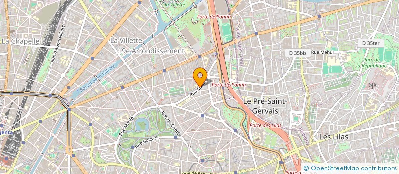 localisation de l'entreprise RLM  PARIS