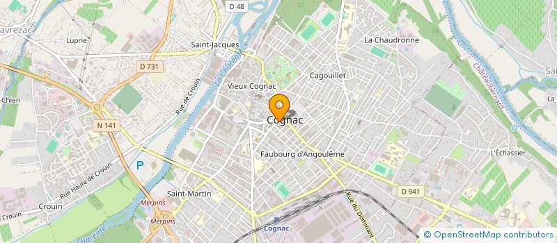 localisation de l'entreprise RLM COGNAC à COGNAC