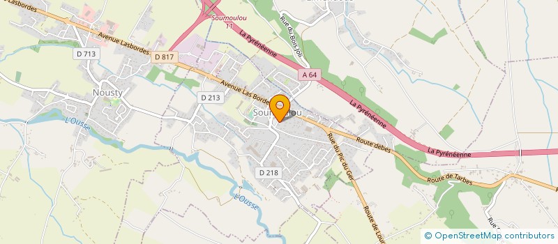 localisation de l'entreprise RLM FACADES  NOUSTY