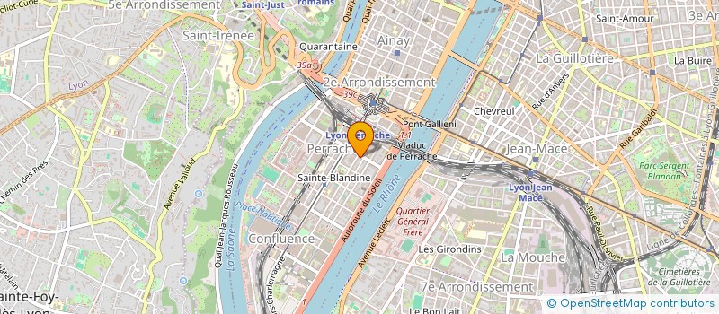 localisation de l'entreprise RLM SUCHET  LYON