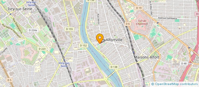 localisation de l'entreprise RLM TRANSPORT à ALFORTVILLE