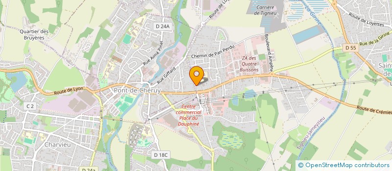 localisation de l'entreprise RLMAIDO  TIGNIEU-JAMEYZIEU