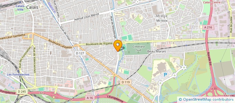 localisation de l'entreprise RLMN  CALAIS