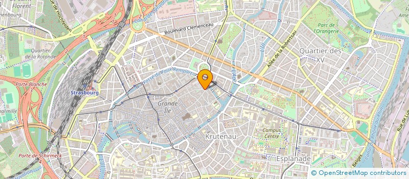 localisation de l'entreprise RLN à STRASBOURG