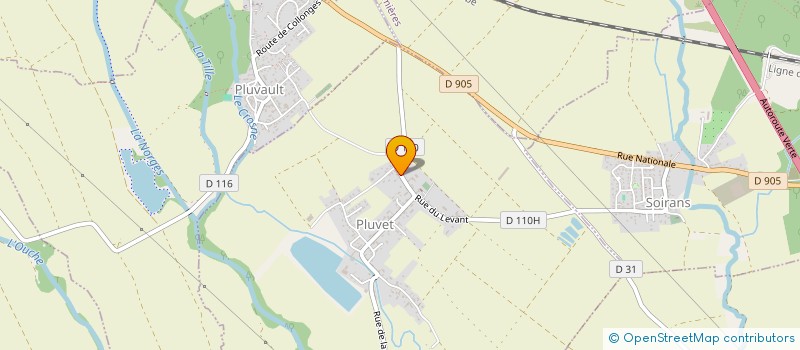 localisation de l'entreprise RLN'ENERGIES  PLUVET