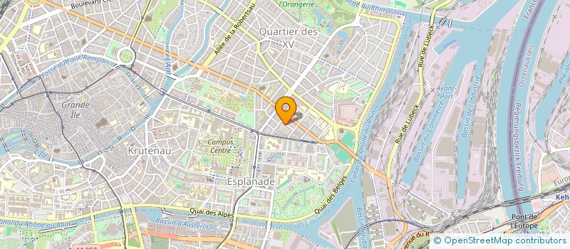 localisation de l'entreprise RLP à STRASBOURG