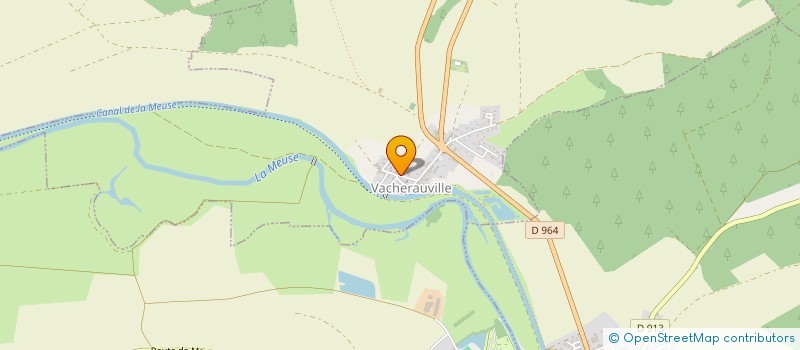 localisation de l'entreprise RLP à VACHERAUVILLE