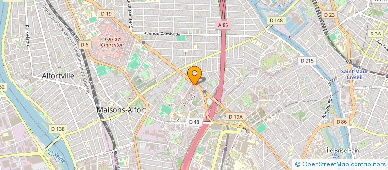 localisation de l'entreprise RLP 94700 à MAISONS-ALFORT