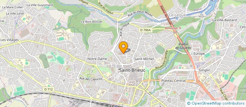 localisation de l'entreprise RLP INVEST à SAINT-BRIEUC
