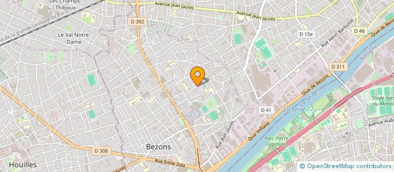 localisation de l'entreprise RLP INVEST à BEZONS