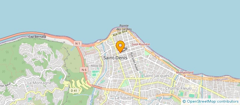 localisation de l'entreprise RLP-JM LOCATION à SAINT-DENIS