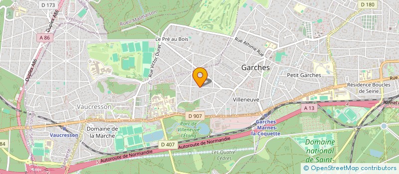 localisation de l'entreprise RLR INTERMEDIATION à GARCHES