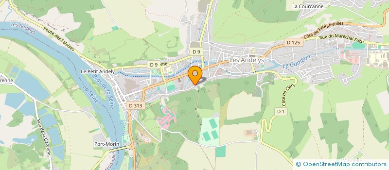 localisation de l'entreprise RLS à LES ANDELYS