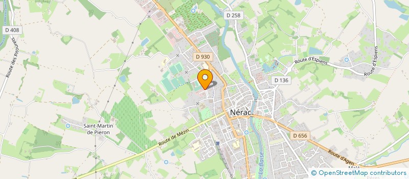 localisation de l'entreprise RLS GREGO  NERAC