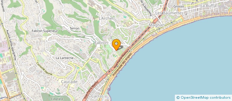 localisation de l'entreprise RLT  NICE
