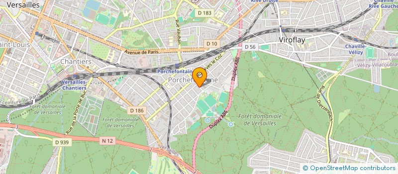 localisation de l'entreprise RLT à VERSAILLES
