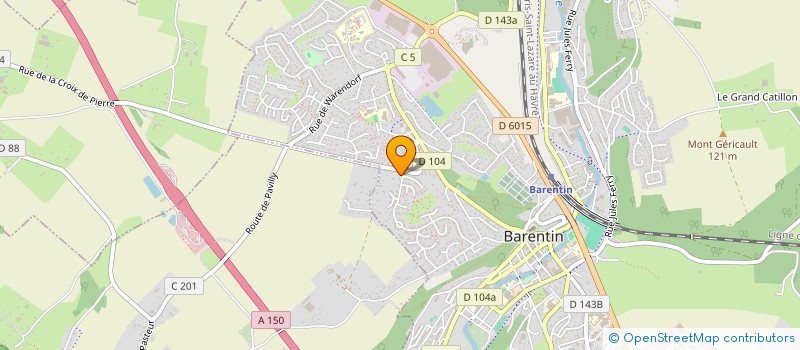 localisation de l'entreprise RLT à BARENTIN