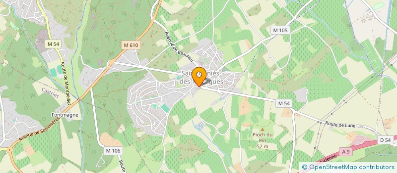 localisation de l'entreprise RLT IMMO  SAINT-GENIES-DES-MOURGUES