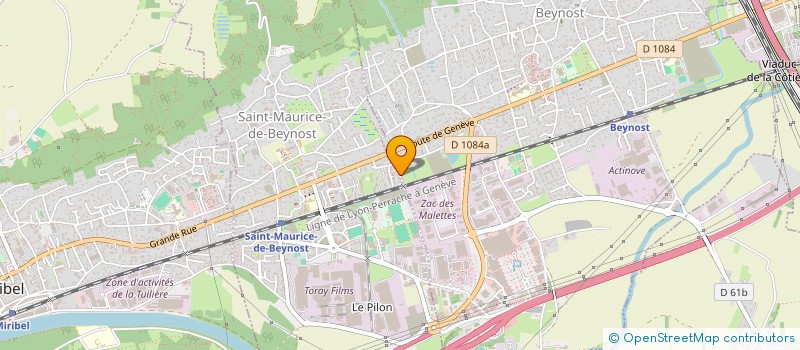 localisation de l'entreprise RLT RHONE LOCATIONS TRANSPORTS à BEYNOST