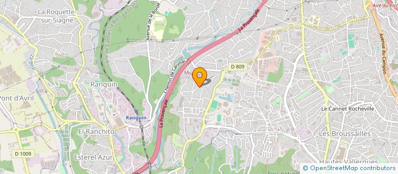 localisation de l'entreprise RLTRLT à LE CANNET