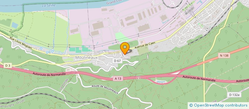 localisation de l'entreprise RLVF  GRAND-COURONNE