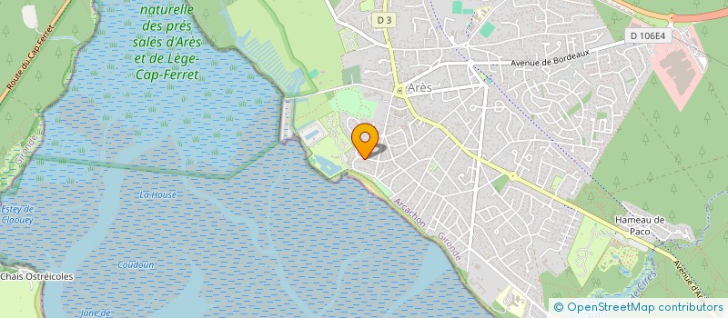 localisation de l'entreprise RLVNT DISTRIBUTION SAS  ARES