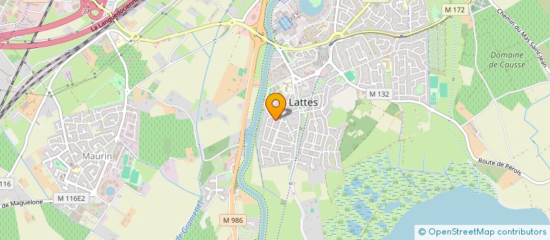 localisation de l'entreprise RM 2C à LATTES