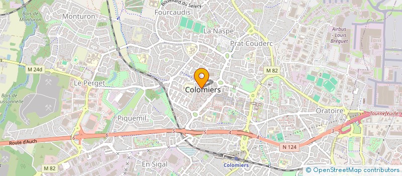 localisation de l'entreprise RM 31 à COLOMIERS