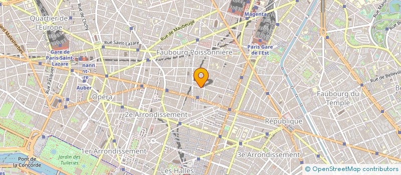 localisation de l'entreprise RM 75 à PARIS