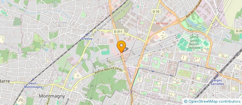 localisation de l'entreprise RM  GROSLAY