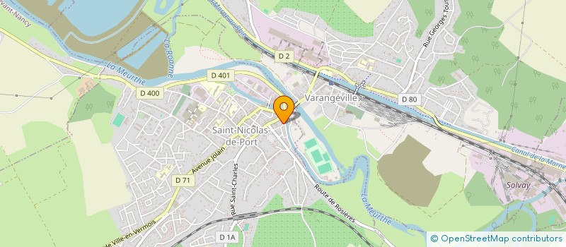 localisation de l'entreprise RM  SAINT-NICOLAS-DE-PORT