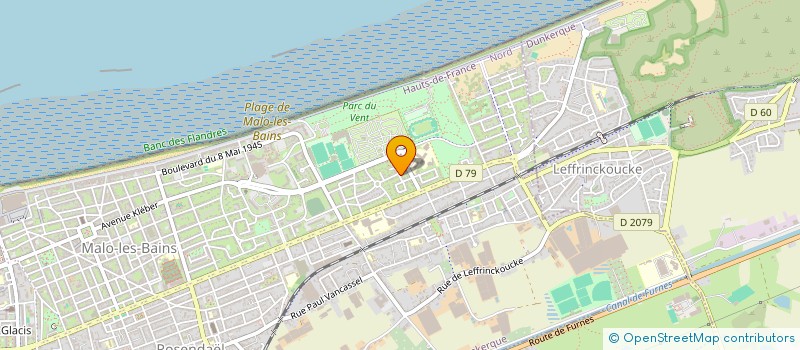 localisation de l'entreprise RM à DUNKERQUE