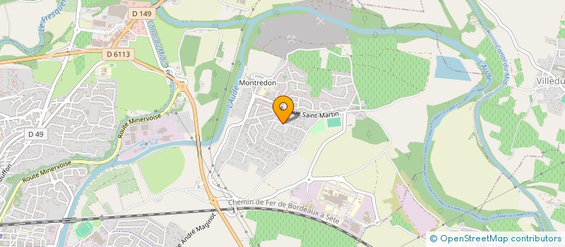 localisation de l'entreprise RM à CARCASSONNE