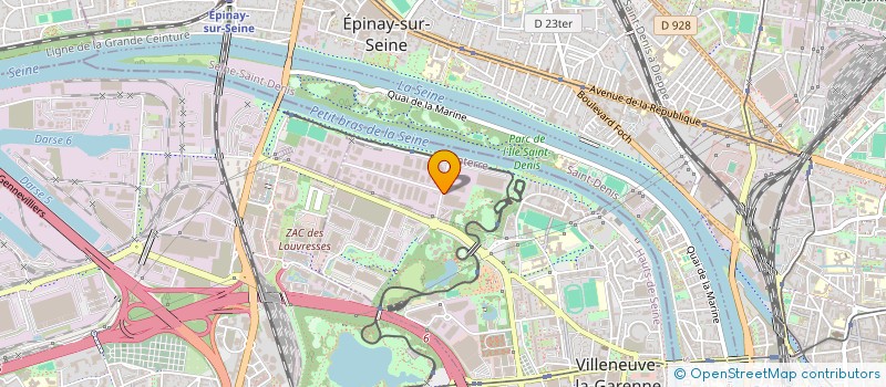 localisation de l'entreprise RM  VILLENEUVE-LA-GARENNE