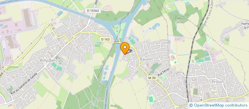 localisation de l'entreprise RM  BAUVIN