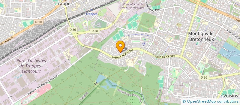 localisation de l'entreprise RM AND CO  MONTIGNY-LE-BRETONNEUX