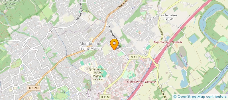 localisation de l'entreprise RM ASSOCIES  MONTBONNOT-SAINT-MARTIN