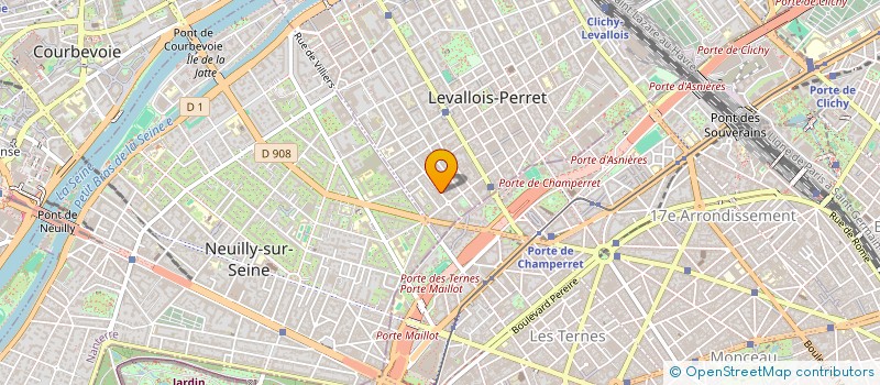 localisation de l'entreprise RM AUDITION à LEVALLOIS-PERRET