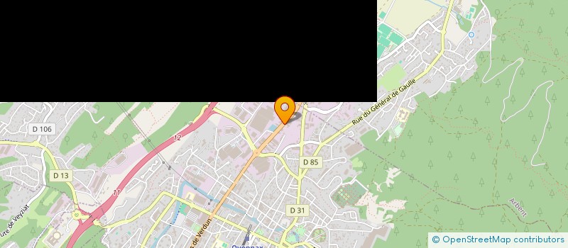 localisation de l'entreprise RM AUTO 01 à OYONNAX