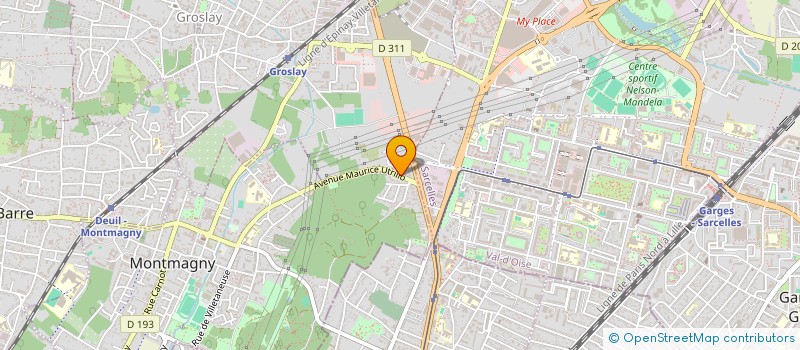 localisation de l'entreprise RM AUTOMOBILE 95  MONTMAGNY