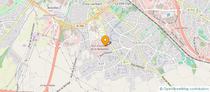 localisation de l'entreprise RM AUTOMOBILES à SAINT-BRIEUC