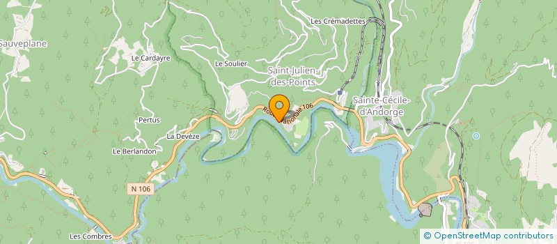 localisation de l'entreprise RM AUTOMOBILES  SAINT-JULIEN-DES-POINTS